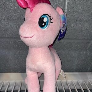 Pink Plush Pony Toy